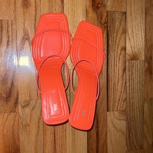 Zara Block Heel Sandal